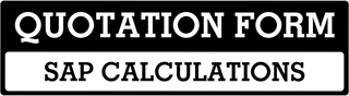 SAP Calculations Quote  For Rushwick